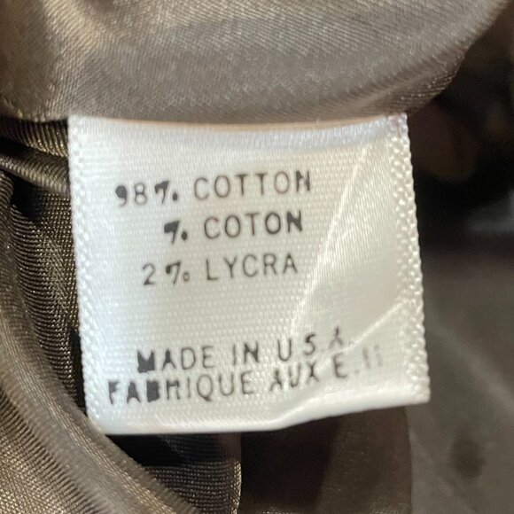 New Vintage Theory Cotton Corduroy Blazer Chocolate Brown 10, M $320 - Picture 7 of 8